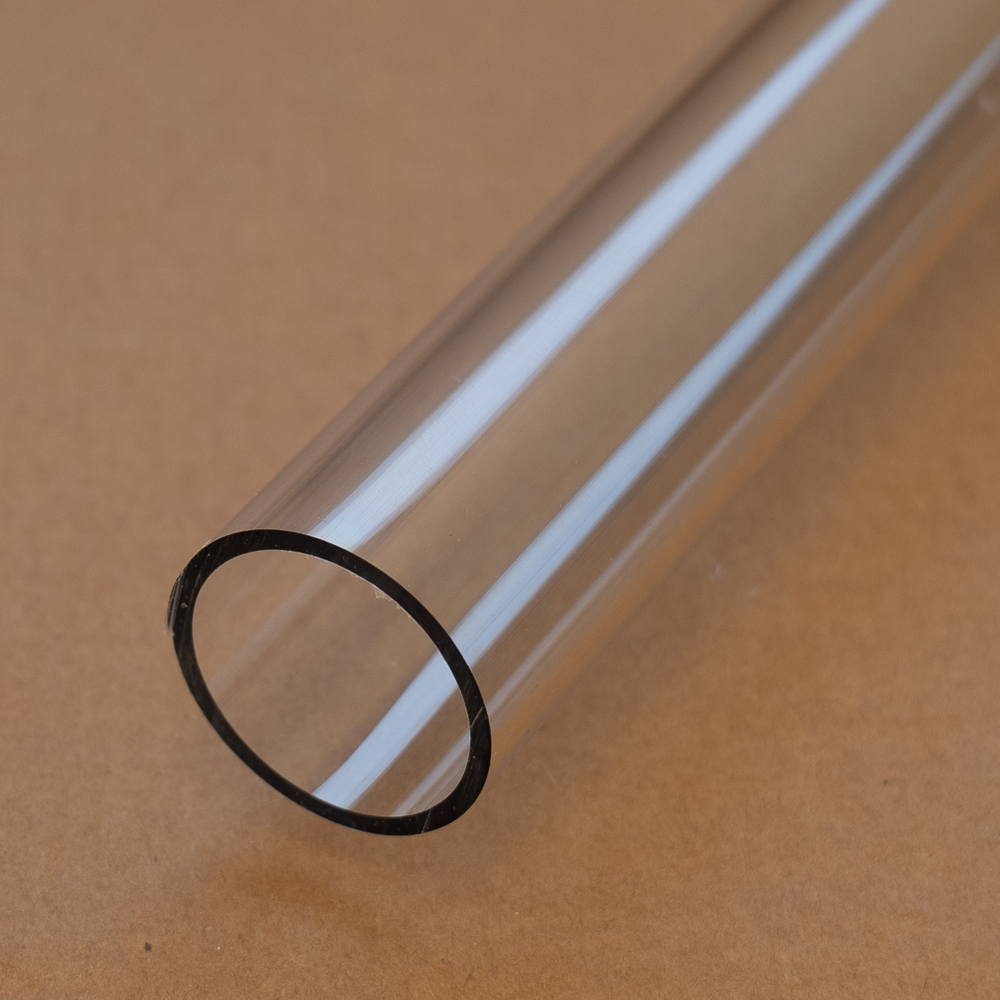 30mm x 2mm Clear Polycarbonate Tube (extruded)